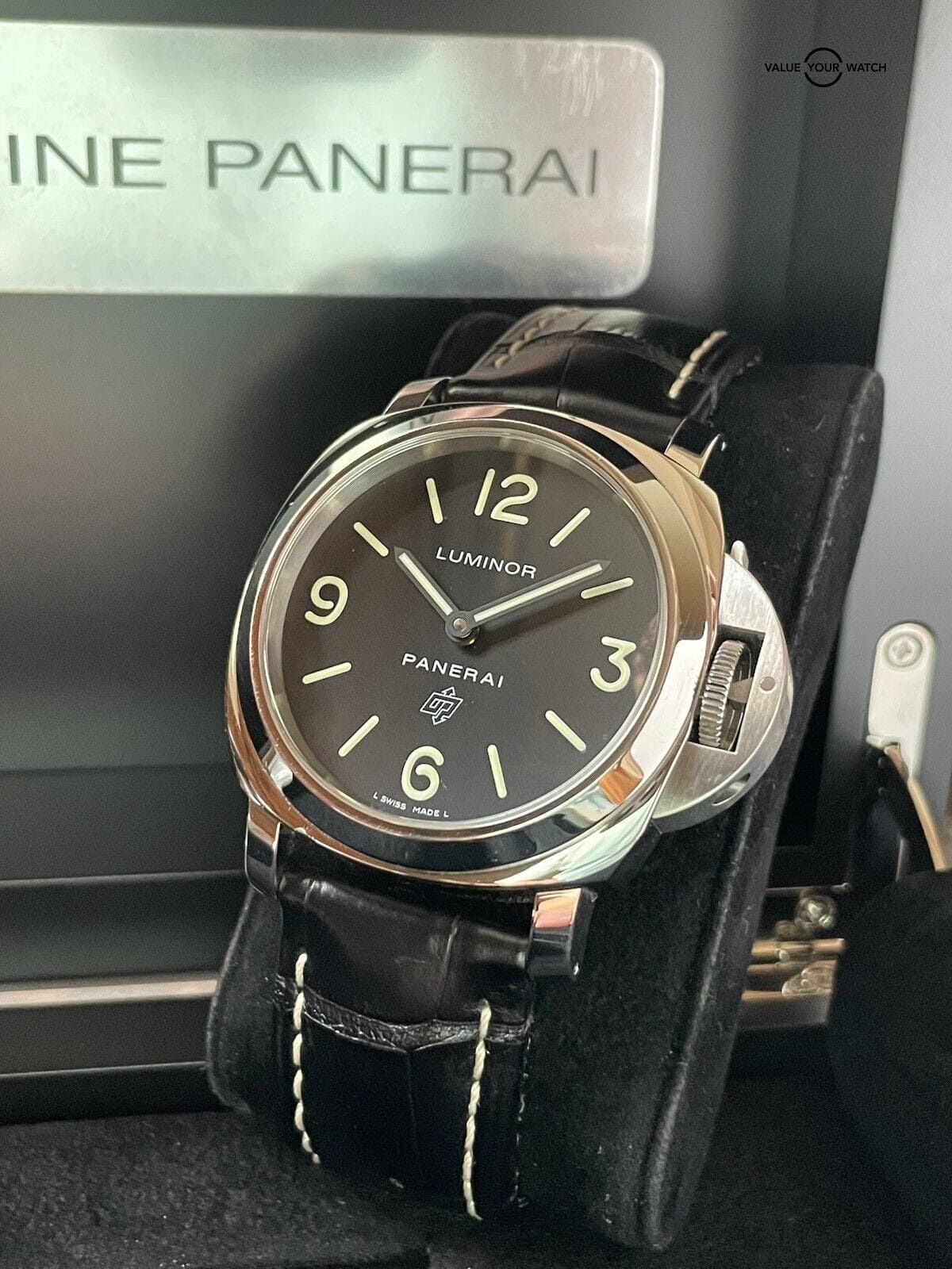 Panerai Luminor Base Logo Pam 1000 Manual Wind Stainless Steel Watch - Image 7