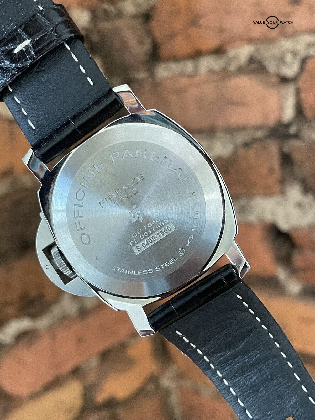 Panerai Luminor Base Logo Pam 1000 Manual Wind Stainless Steel Watch - Image 9