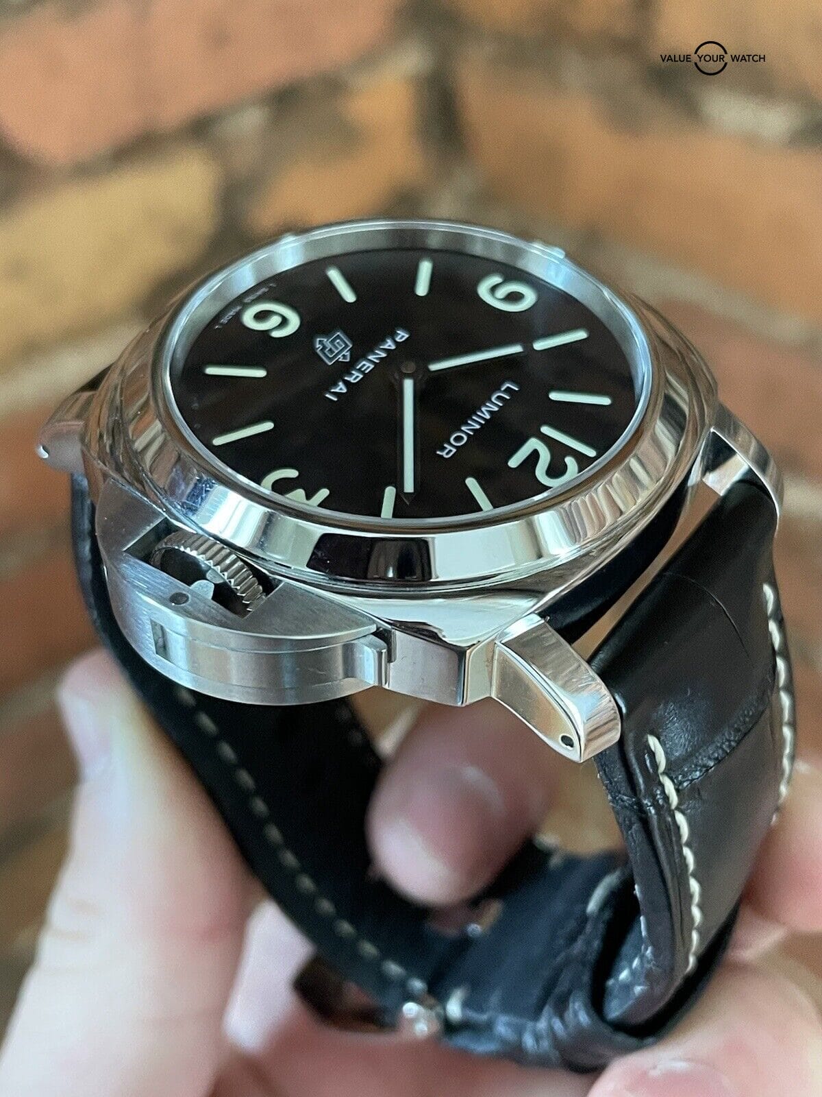 Panerai Luminor Base Logo Pam 1000 Manual Wind Stainless Steel