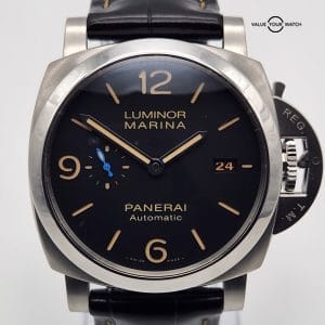 Panerai Luminor Marina 1950 Men’s Black Watch 3-Days – PAM01312 PAM1312 w/ Box & Papers (SOLD)