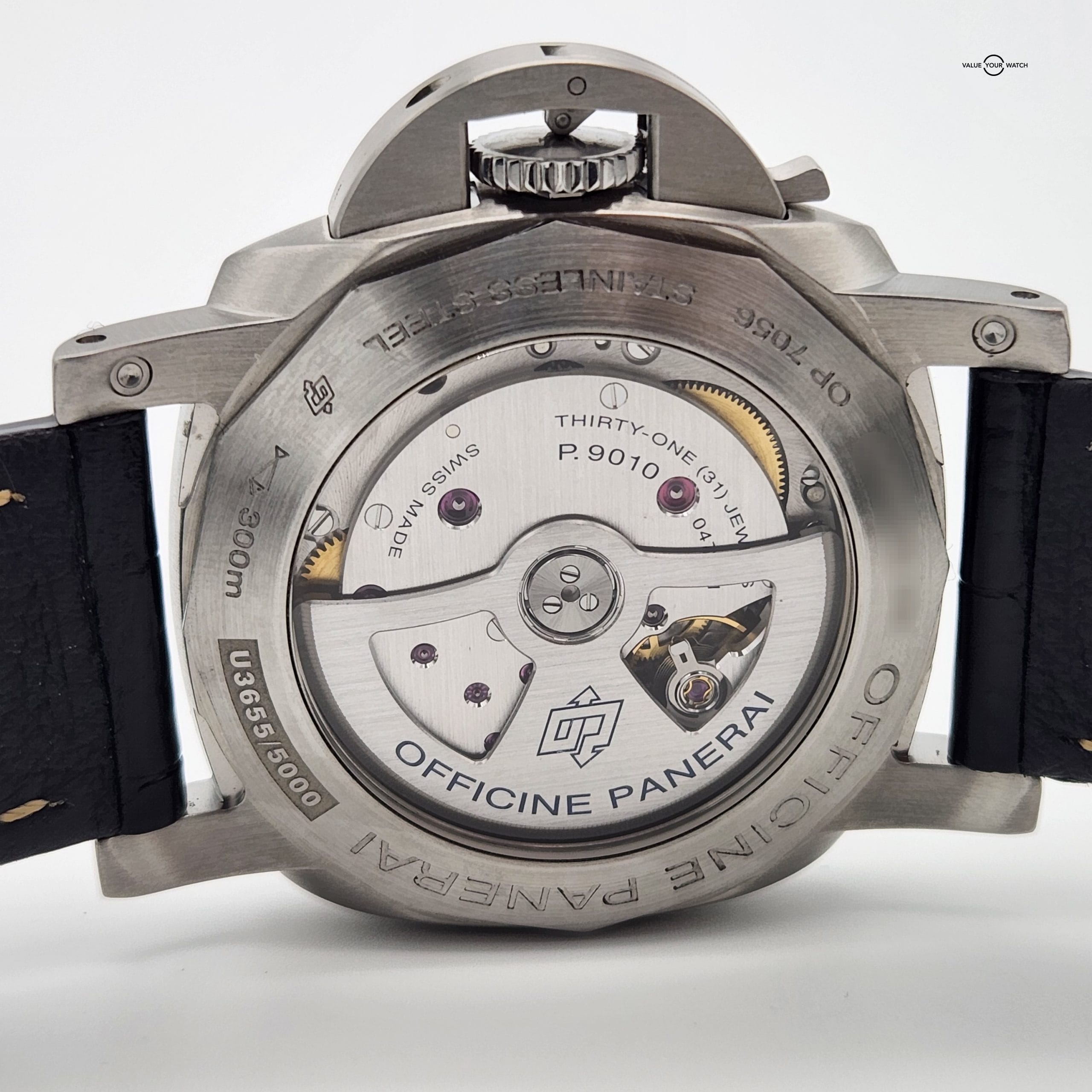 Panerai Luminor Marina 1950 Men's Black Watch 3-Days - PAM01312 PAM1312 w/ Box & Papers (SOLD) - Image 8