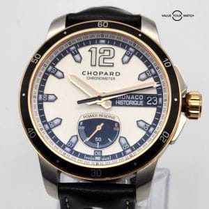 Chopard Grand Prix de Monaco Historique Titanium/Rose Gold Men’s Watch 45mm 168569-9001 w/Box & Papers