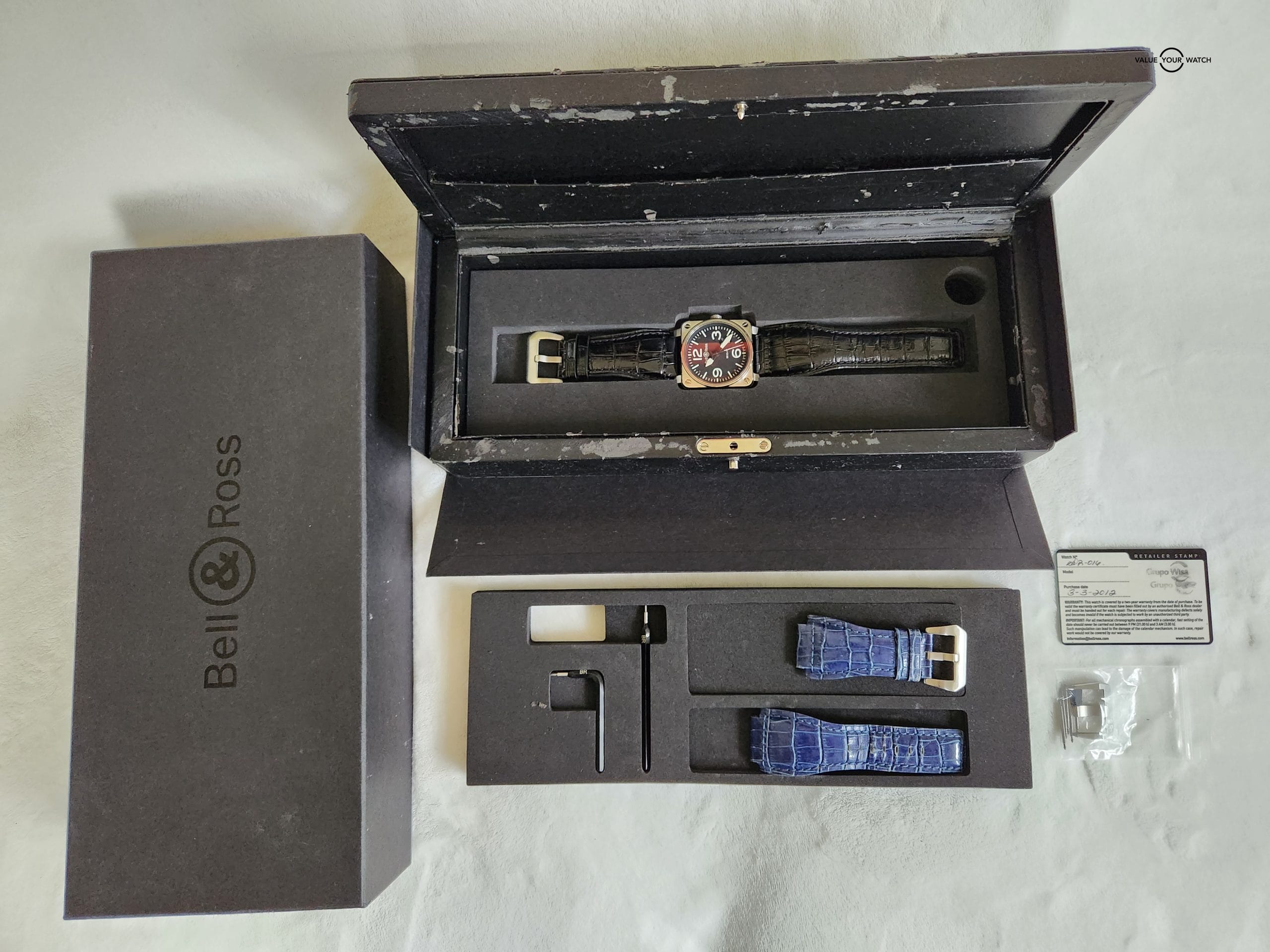 Bell & Ross Aviation BR0392-BLC-ST Black Steel 42mm Men's Watch w/ Box & Papers - Image 9