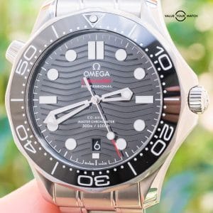 Omega Seamaster 300M Diver Black Dial Complete Boxes Papers 210.32.42.20.01.001