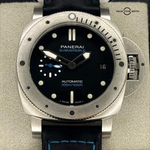 Panerai Luminor Submersible 42mm Automatic Stainless Steel PAM 00973 Box/Papers!