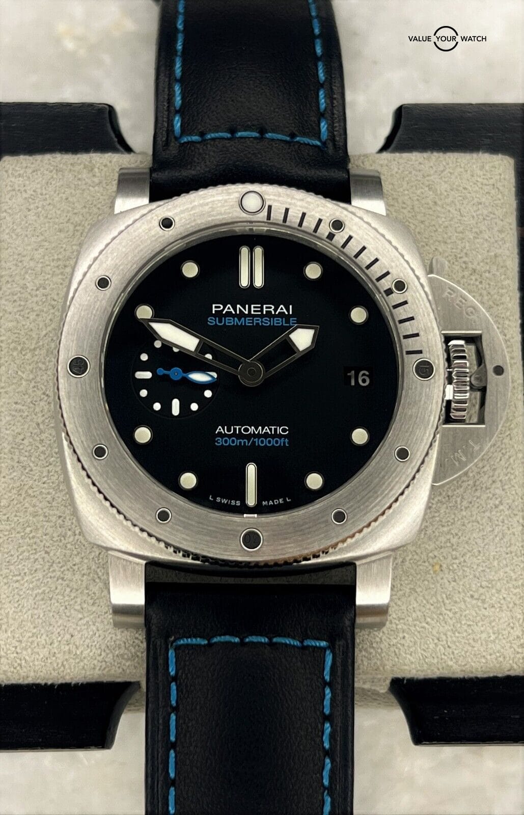 Panerai Luminor Submersible 42mm Automatic Stainless Steel PAM 00973 Box/Papers!