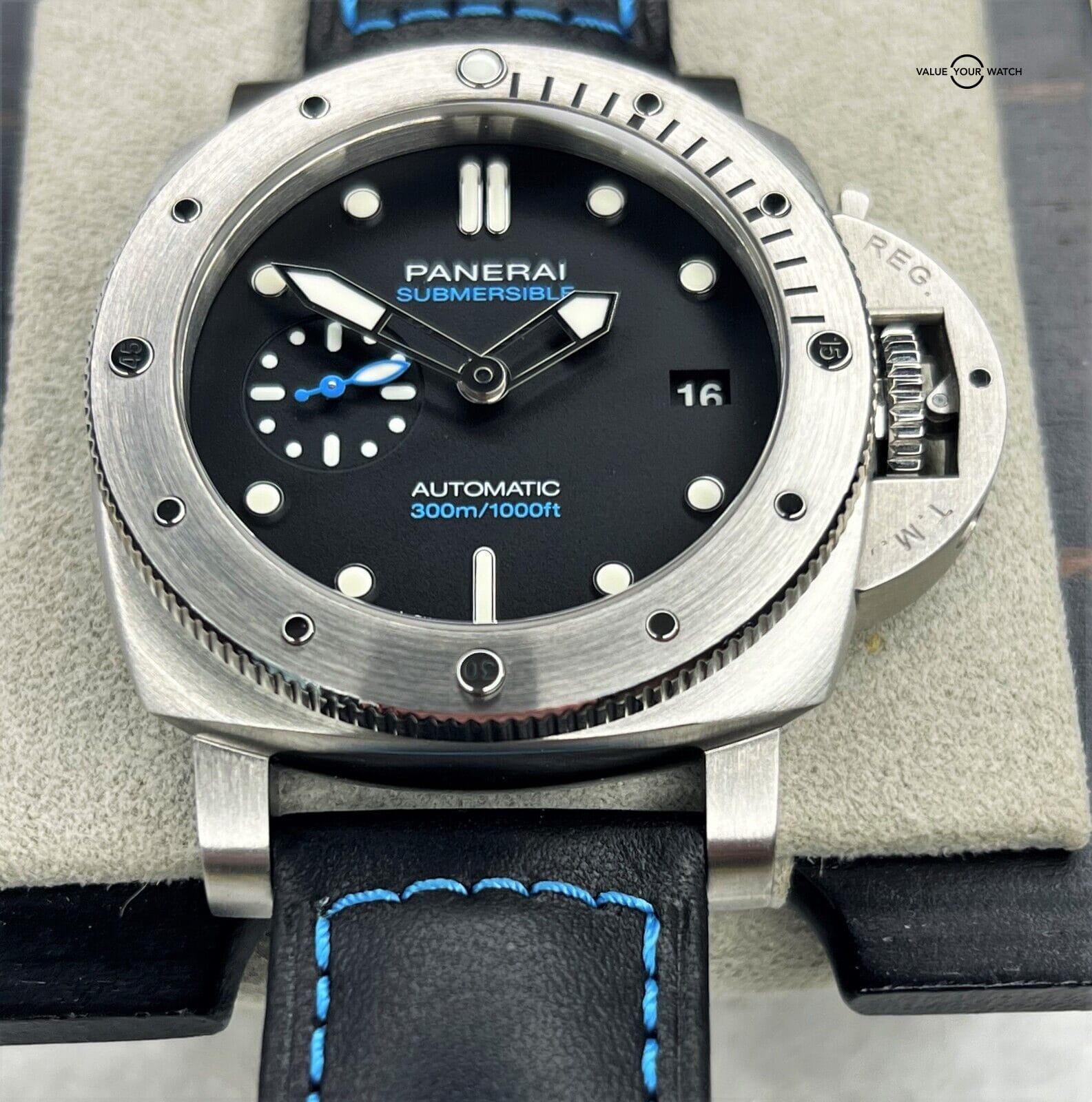 Panerai Luminor Submersible 42mm Automatic Stainless Steel PAM 00973 Box/Papers! - Image 7