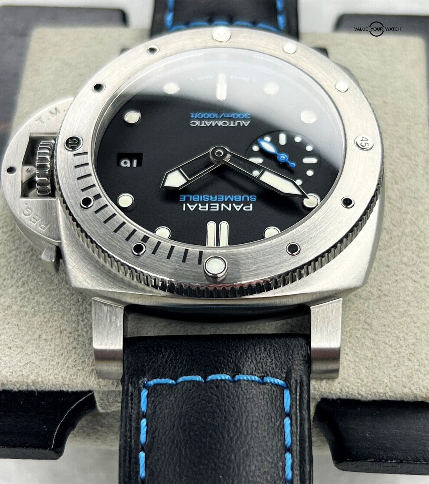 Panerai Luminor Submersible 42mm Automatic Stainless Steel PAM 00973 Box/Papers! - Image 9