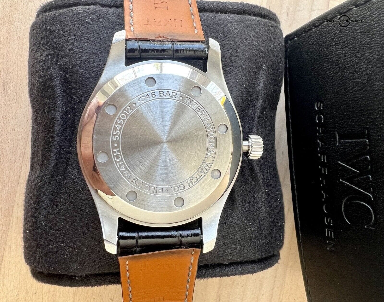 IWC Pilots Midsize 36mm Blue Dial Automatic Mens Watch IW324008 - Image 5