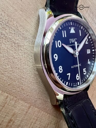 IWC Pilots Midsize 36mm Blue Dial Automatic Mens Watch IW324008 - Image 10