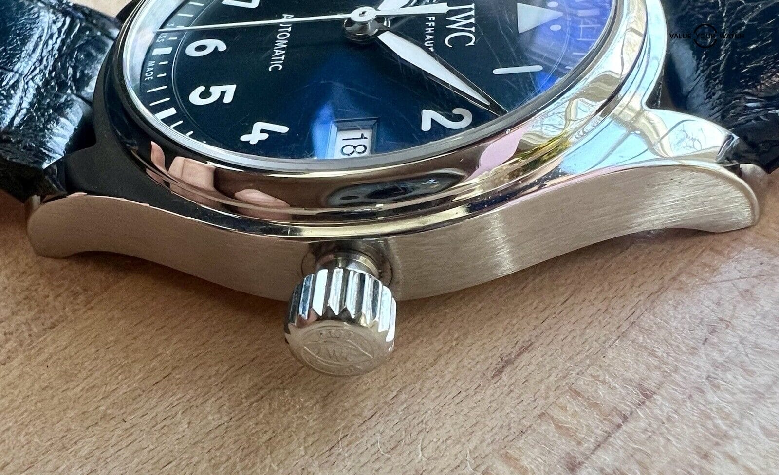 IWC Pilots Midsize 36mm Blue Dial Automatic Mens Watch IW324008 - Image 14