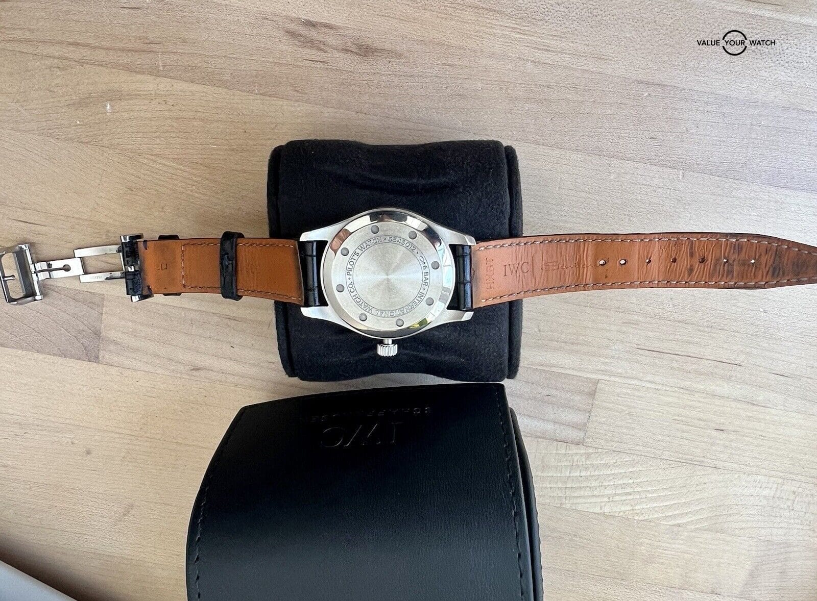 IWC Pilots Midsize 36mm Blue Dial Automatic Mens Watch IW324008 - Image 15