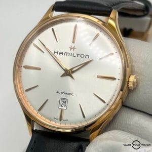 New Hamilton Thinline Jazzmaster 40mm 18k solid rose gold H38545751 Men's Watch