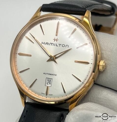 New Hamilton Thinline Jazzmaster 40mm 18k solid rose gold H38545751 Men’s Watch