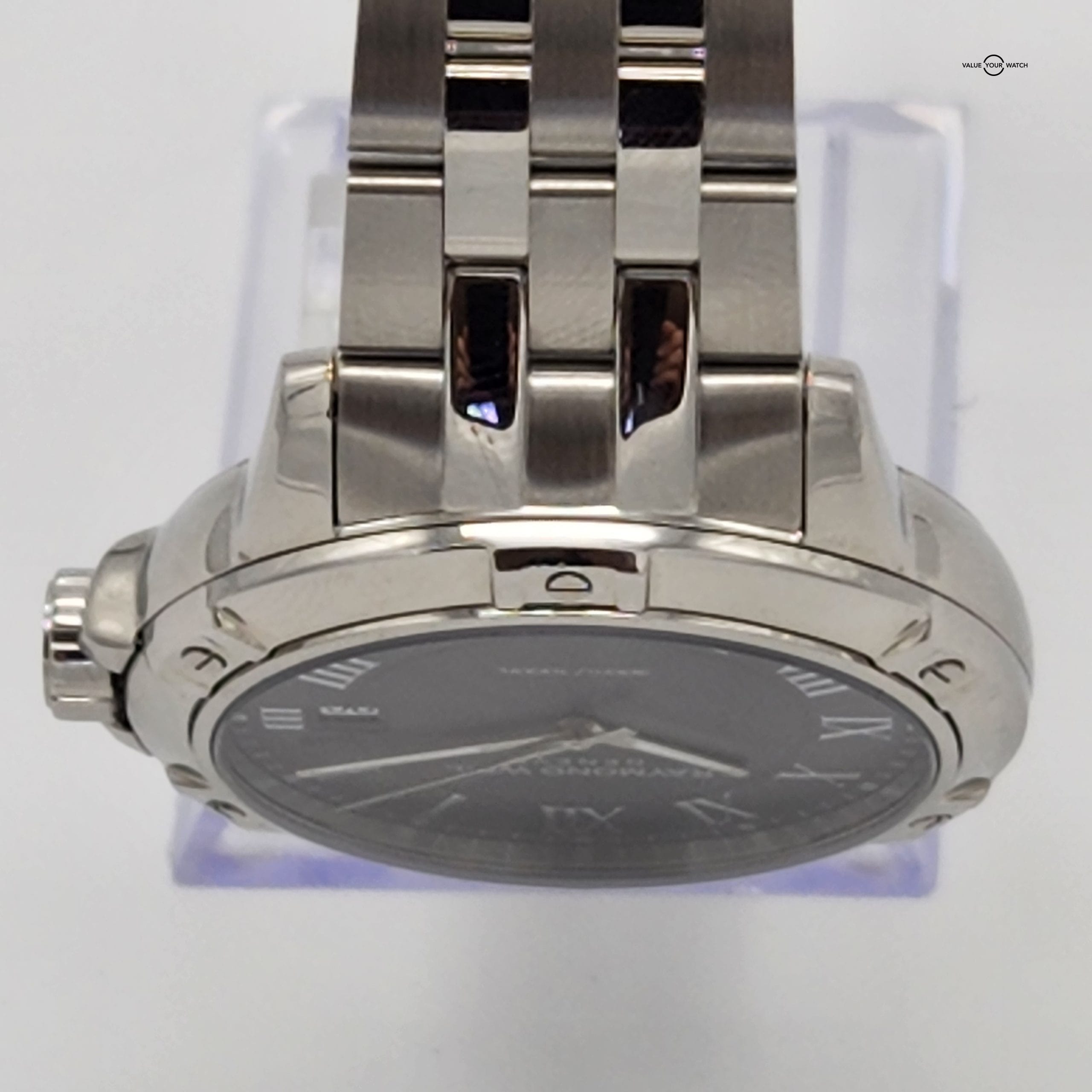 Raymond Weil Tango Classic Men's Grey Dial Quartz Watch 41 mm, stainless steel bracelet, grey dial, Roman numerals 8160-ST-00608 - Image 2