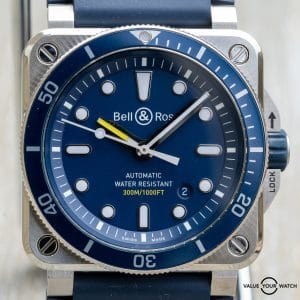 Bell & Ross BR 03-92 Diver Blue Dial Automatic 42mm Stainless Steel Men's Watch