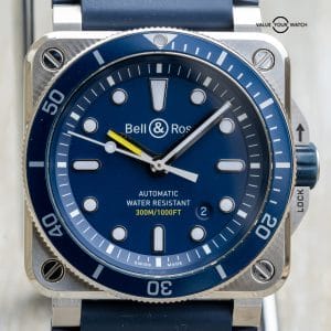Bell & Ross BR 03-92 Diver Blue Dial Automatic 42mm Stainless Steel Men's Watch