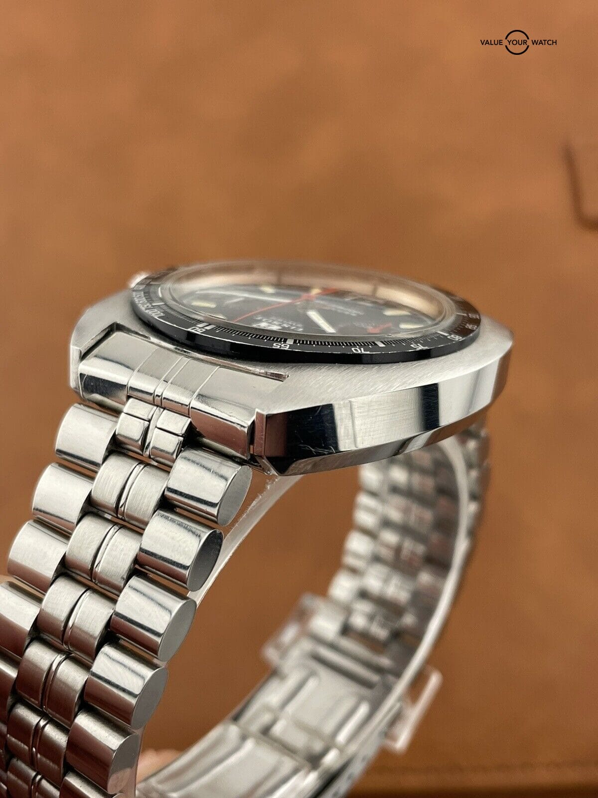 VINTAGE TISSOT SEASTAR NAVIGATOR 1000 CHRONOGRAPH JUMBO VALJOUX 7736 - Image 2