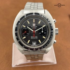 VINTAGE TISSOT SEASTAR NAVIGATOR 1000 CHRONOGRAPH JUMBO VALJOUX 7736