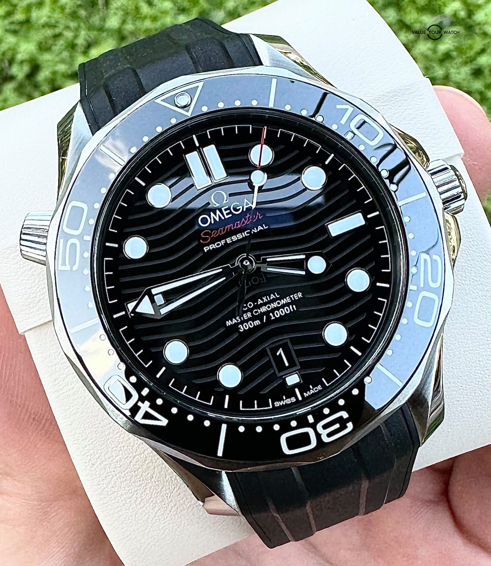 Omega Seamaster Diver 300M 42mm Black Wave Steel Complete 210.32.42.20.01.001 - Image 2