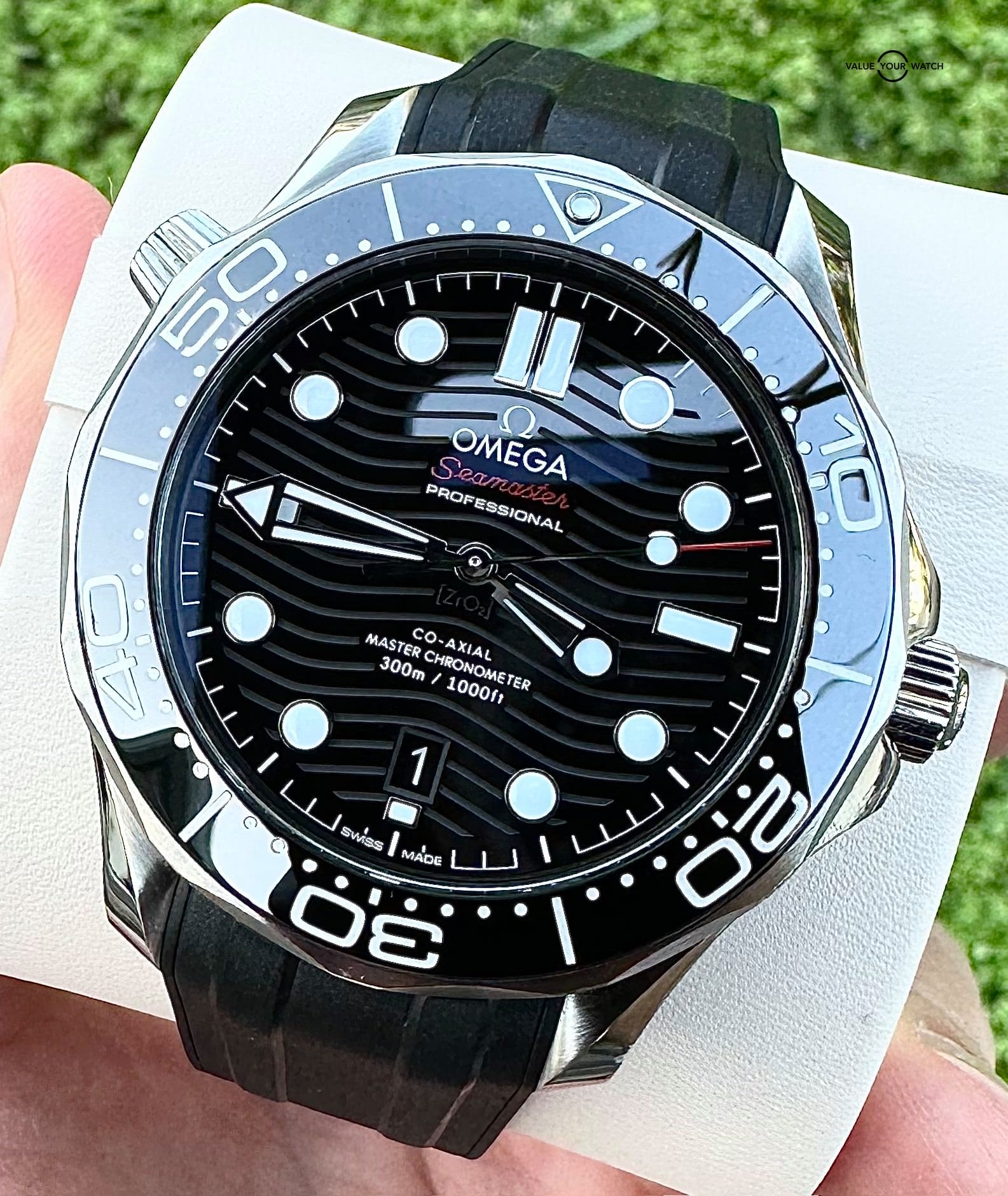 Omega Seamaster Diver 300M 42mm Black Wave Steel Complete 210.32.42.20.01.001 - Image 3