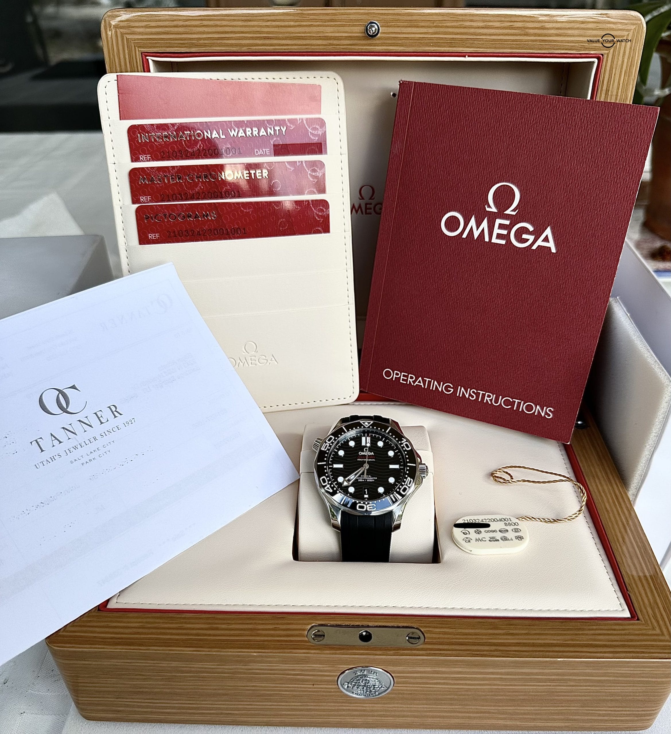 Omega Seamaster Diver 300M 42mm Black Wave Steel Complete 210.32.42.20.01.001 - Image 8