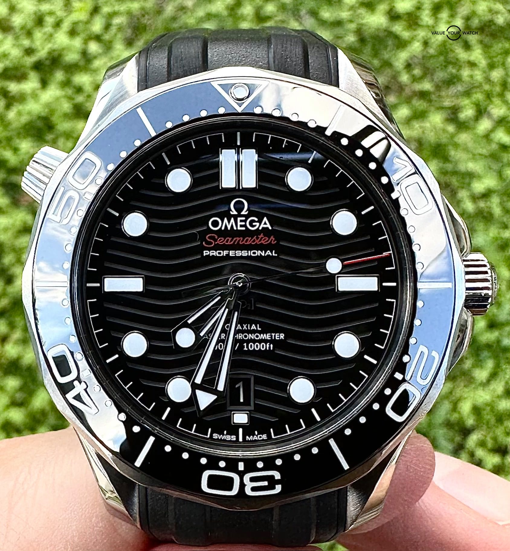 Omega Seamaster Diver 300M 42mm Black Wave Steel Complete 210.32.42.20.01.001 - Image 9