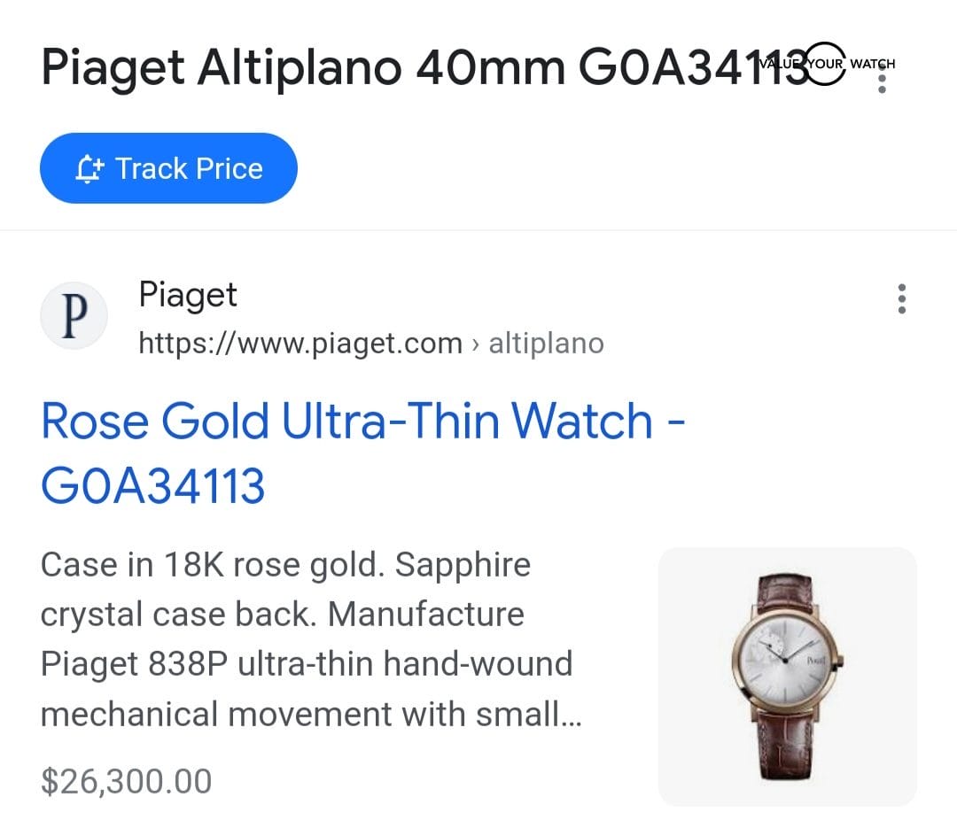 Piaget Altiplano 18k Rose Gold - Image 10