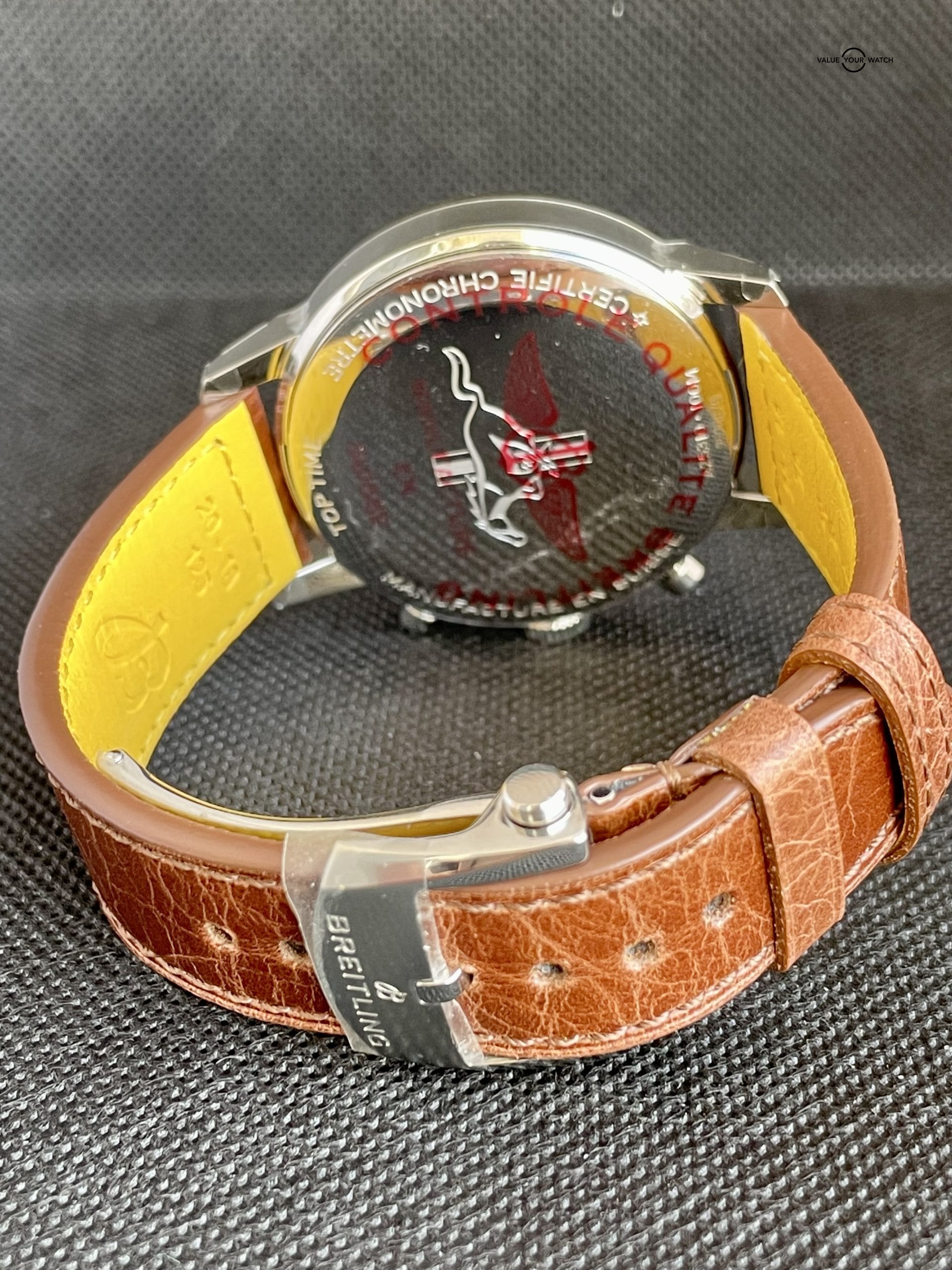 Breitling Top Time Chronograph Ford Mustang Green Dial 42mm Steel Fullset - Image 9