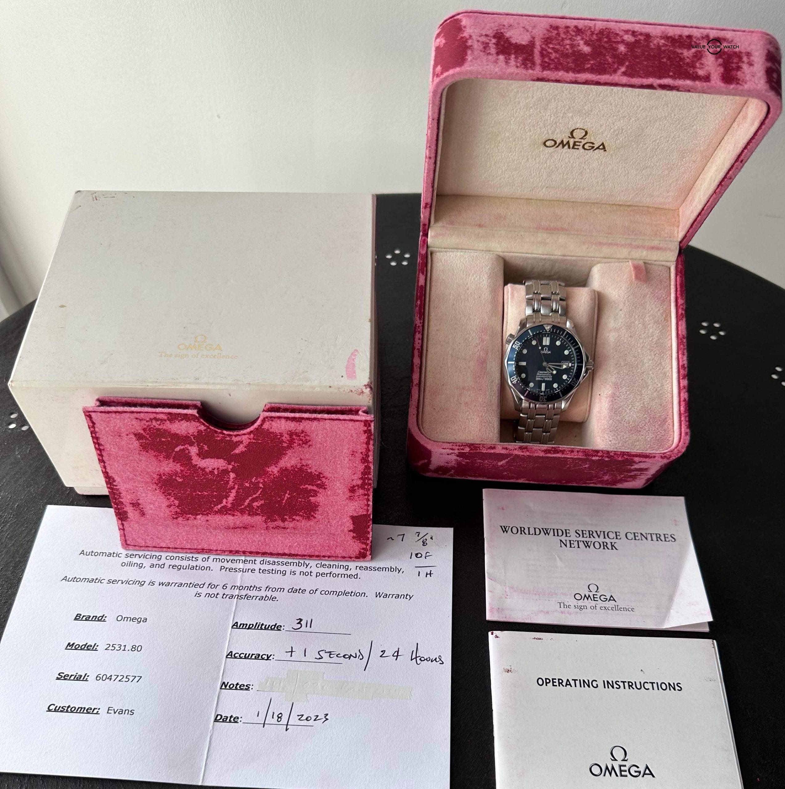 Omega Seamaster 300m Professional “Bond” Steel Watch – 2531.80 - Image 11