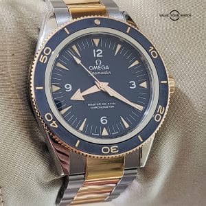 Omega Seamaster Titanium and rose gold