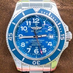 Breitling Superocean II 42 Blue Boxes Professional Diver Bracelet A17365