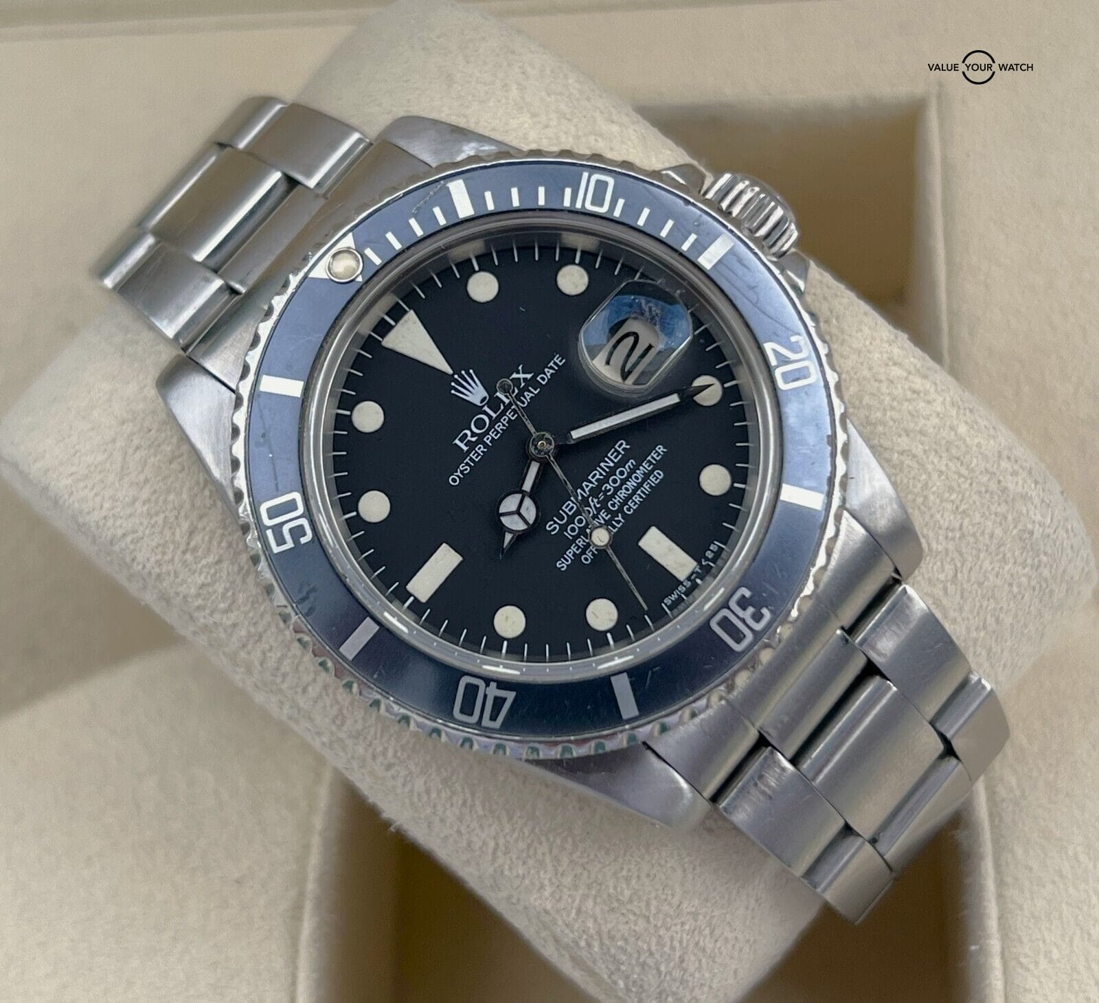 Vintage Rolex Submariner 16800 Matte Dial 1984 Stainless Steel Boxes/Booklets! - Image 2