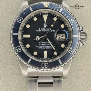 Vintage Rolex Submariner 16800 Matte Dial 1984 Stainless Steel Boxes/Booklets!