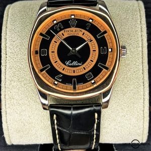 Rolex Cellini Danaos 4243 18K Rose Gold & White Gold Boxes/Papers!
