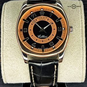 Rolex Cellini Danaos 4243 18K Rose Gold & White Gold Boxes/Papers!