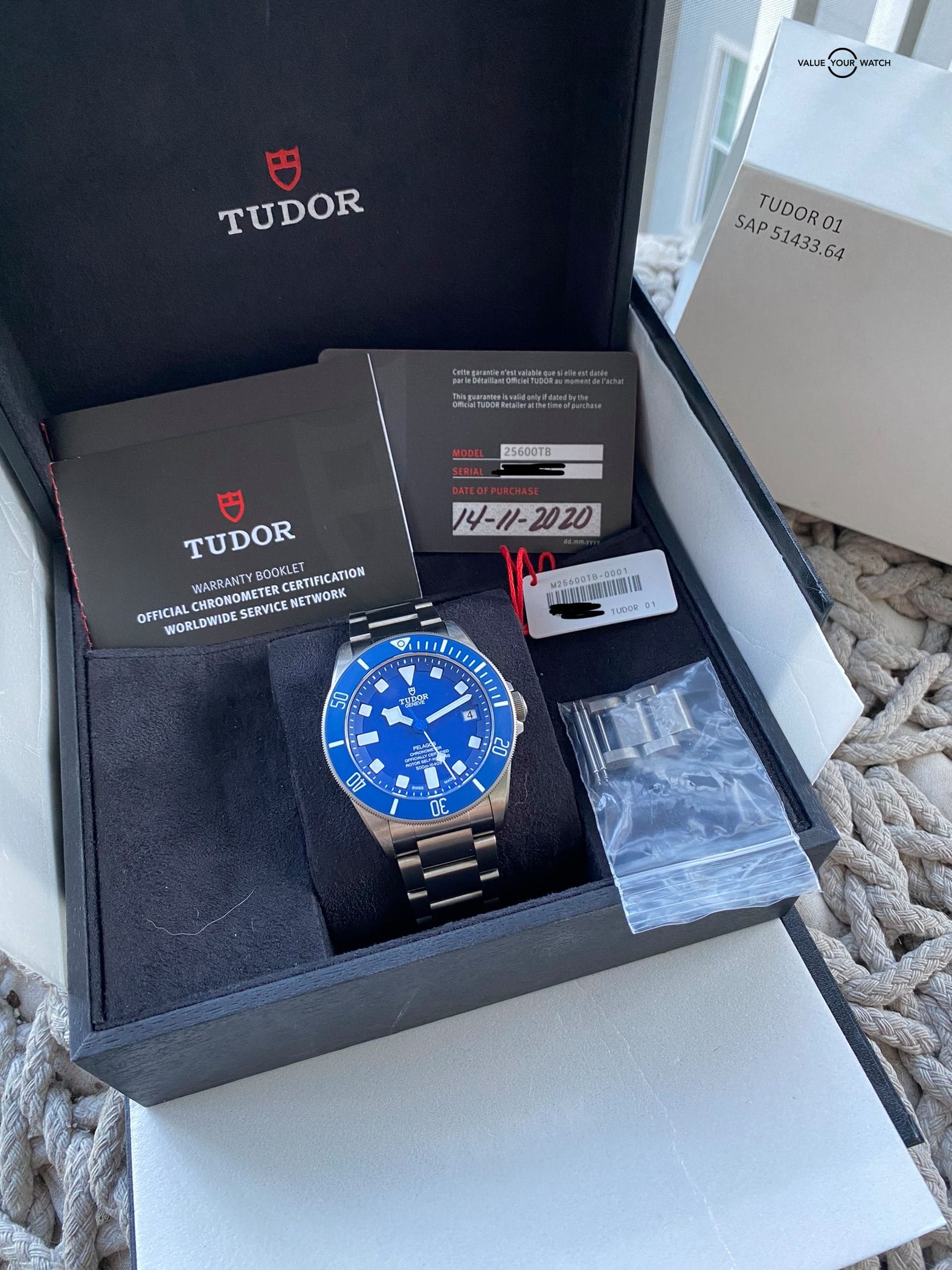 Tudor Pelagos 42mm Blue Titanium M25600TB-0001 2020 Complete Set - Image 9