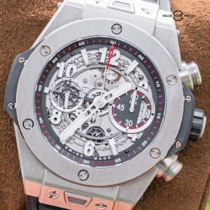 Hublot Big Bang Unico 45 Titanium $20K MSRP Complete Boxes Papers 411.NX.1170.RX