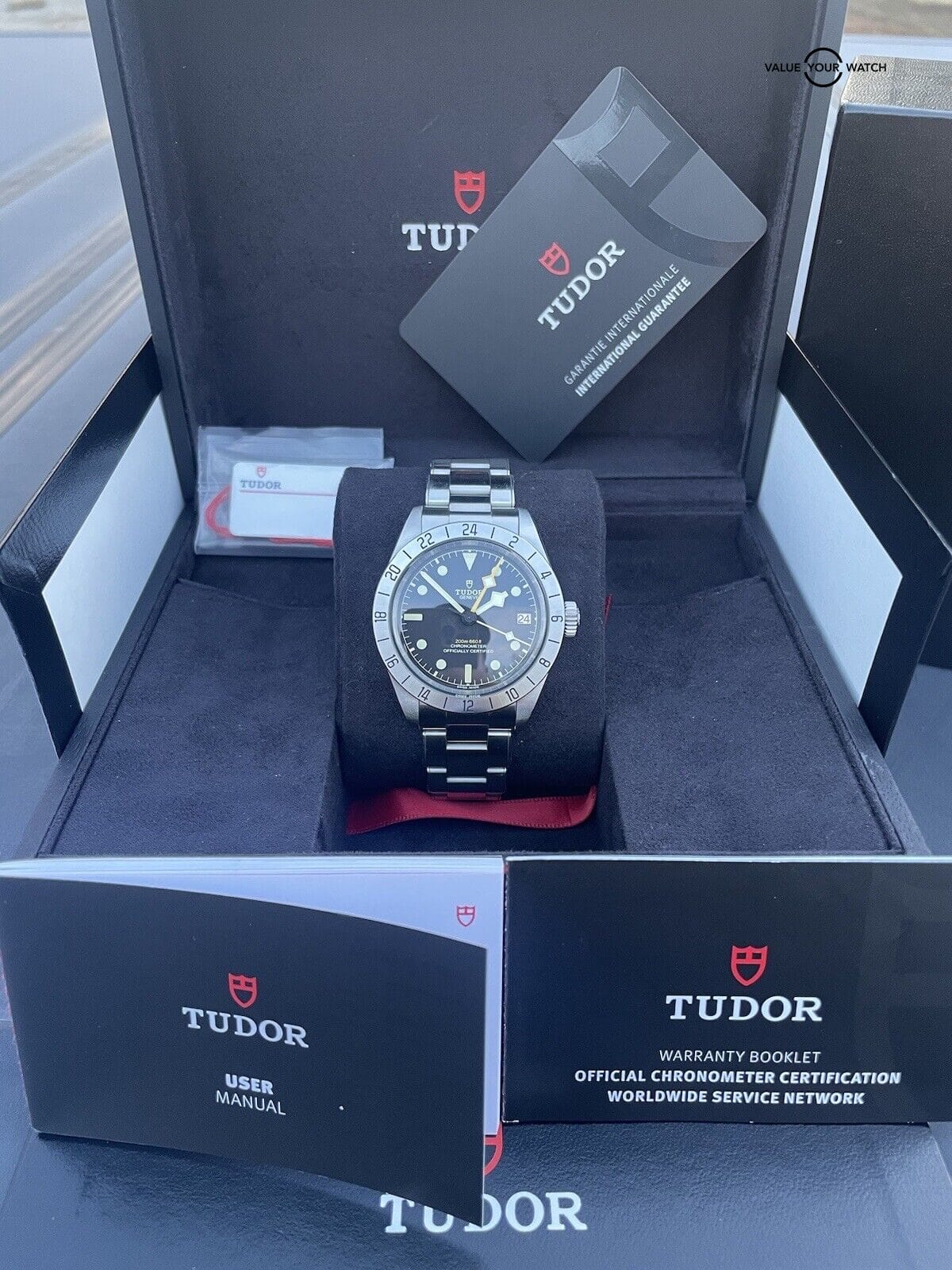 TUDOR Black Bay Pro GMT Stainless Men's Black Dial Watch 79470-0001 - Image 2