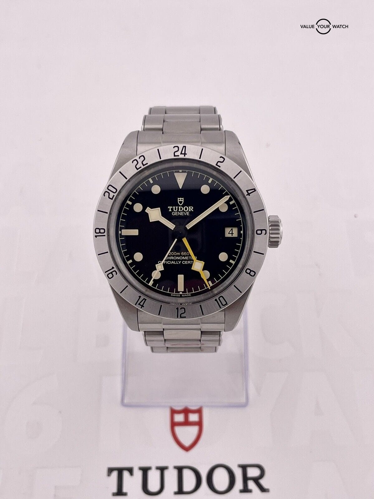 TUDOR Black Bay Pro GMT Stainless Men's Black Dial Watch 79470-0001