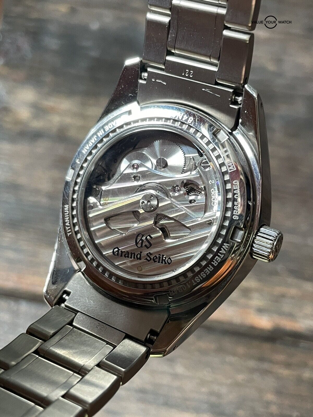 Grand Seiko Spring Drive Snowflake - SBGA211 Titanium Snowflake - Image 4