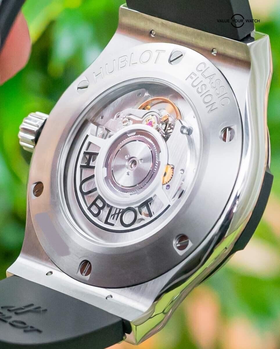 Hublot Classic Fusion 42 Titanium Black Dial Boxes Rubber