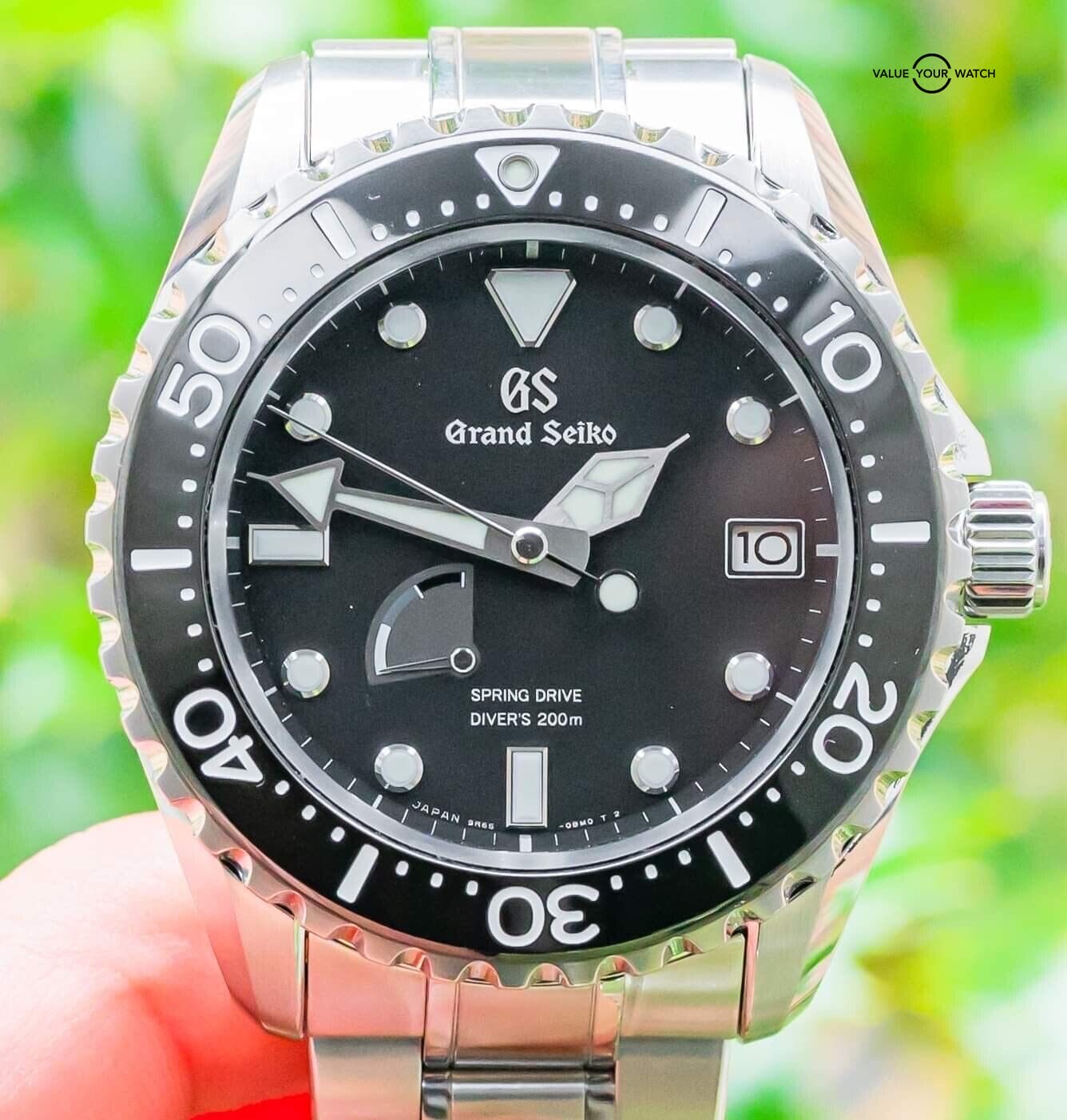 Grand Seiko Spring Drive Sport Complete Black Box SBGA299 | Value Your Watch