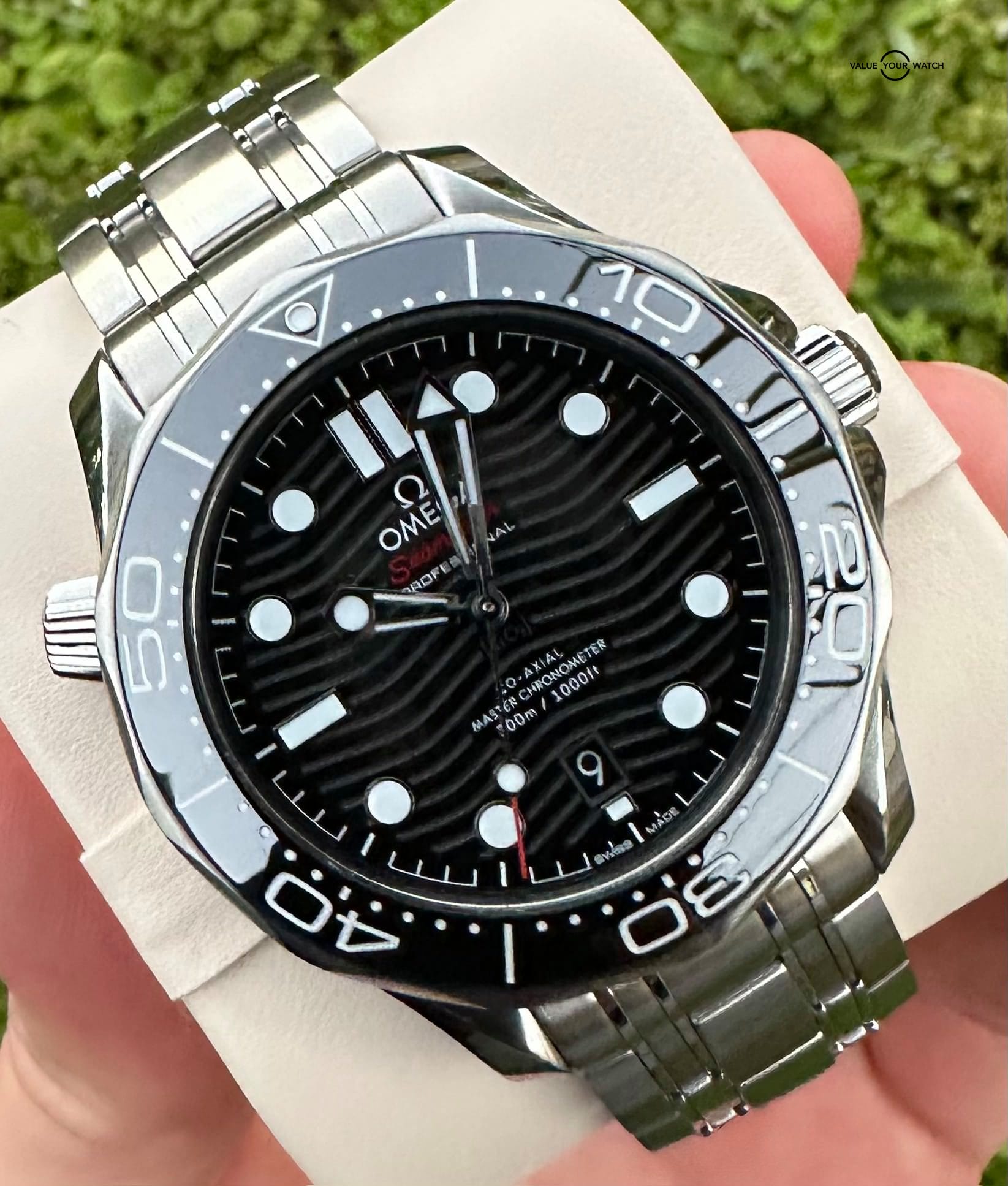 Omega Seamaster Diver 300M 42mm Black Wave Steel Complete 210.30.42.20.01.001 - Image 3
