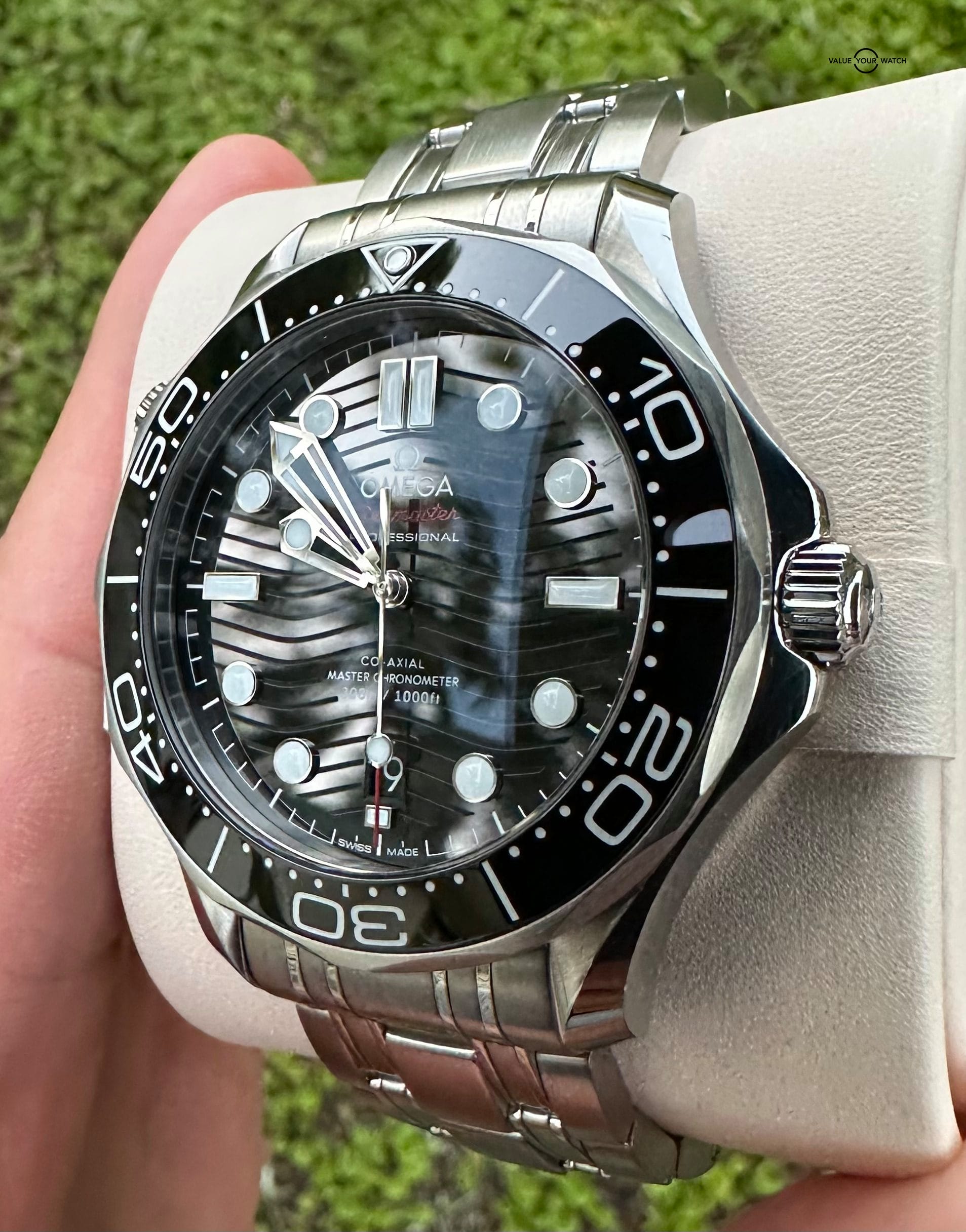 Omega Seamaster Diver 300M 42mm Black Wave Steel Complete 210.30.42.20.01.001 - Image 5