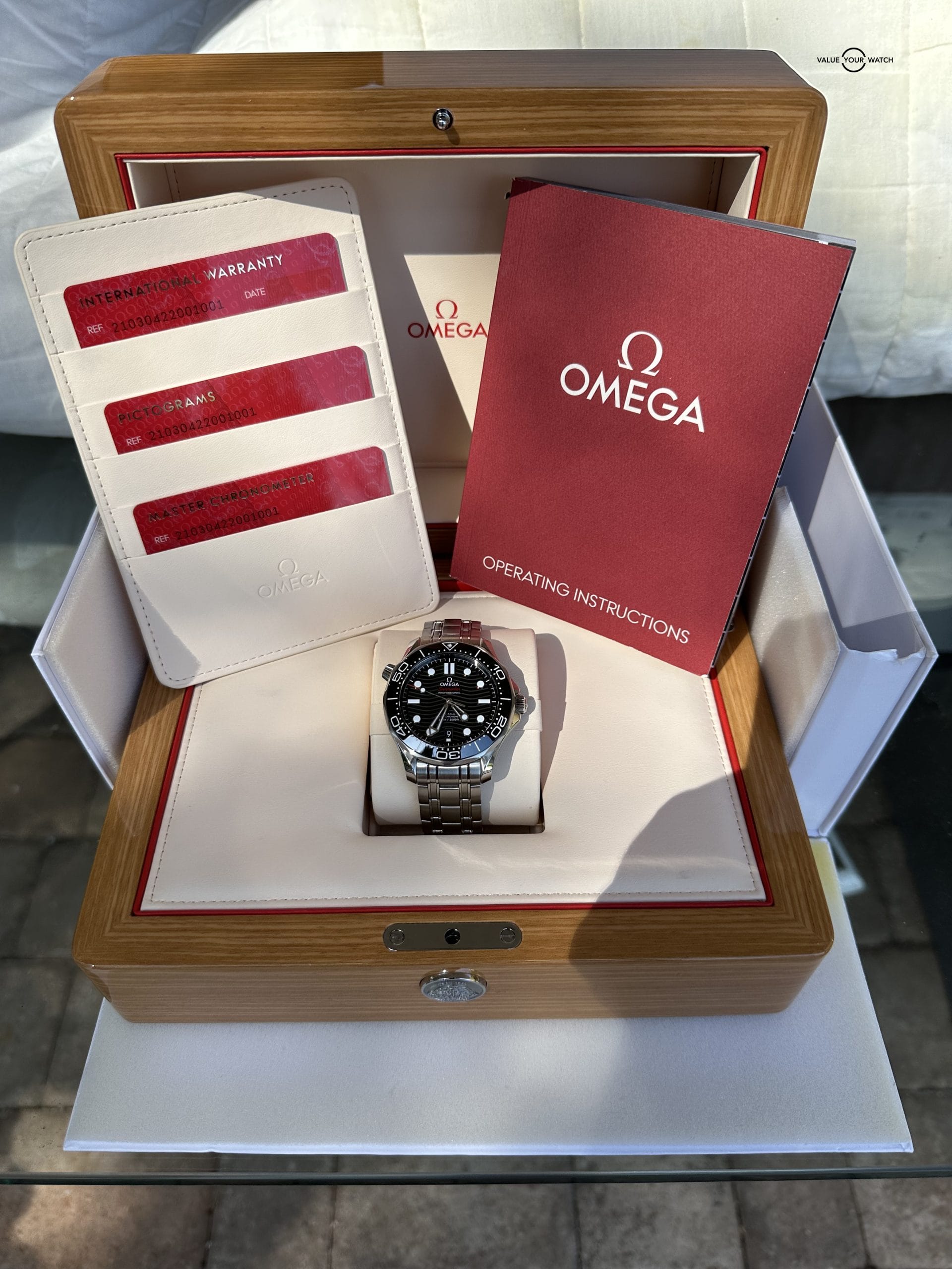 Omega Seamaster Diver 300M 42mm Black Wave Steel Complete 210.30.42.20.01.001 - Image 16