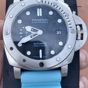 PANERAI Submersible QuarantaQuattro Automatic Black Dial 44mm Steel Case