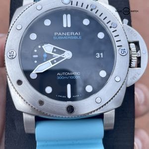 PANERAI Submersible QuarantaQuattro Automatic Black Dial 44mm Steel Case