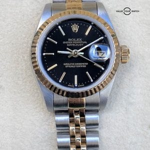 Rolex Lady Datejust 18K Yellow Gold & Stainless Steel 79173 Box & Papers
