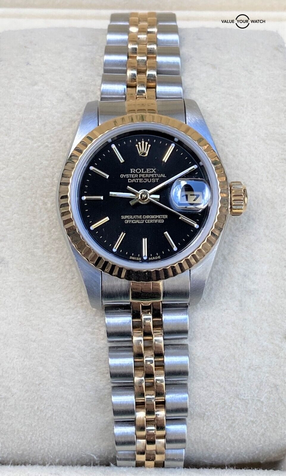 Rolex Lady Datejust Two Tone Steel and Yellow Gold Oyster Dial